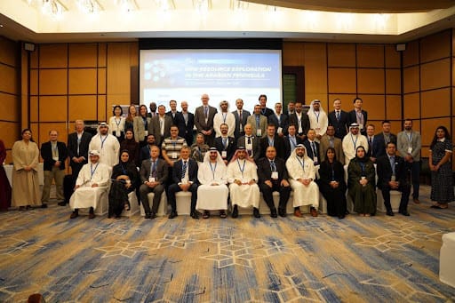 Group photo at a press conference