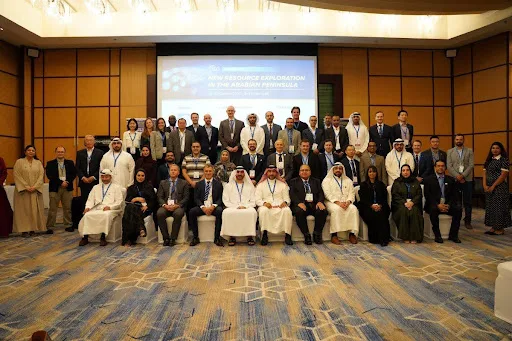 Group photo at a press conference